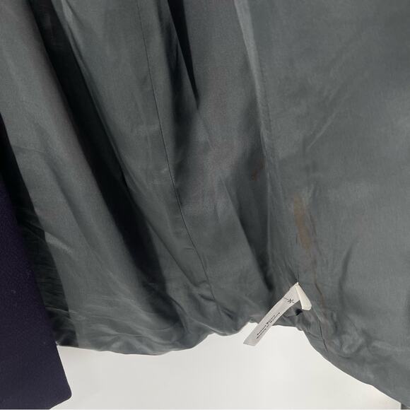 J. Crew Eggplant Purple Wool Longline Pea Coat Preppy Quiet Luxury Jacket Size 2 - Picture 11 of 11